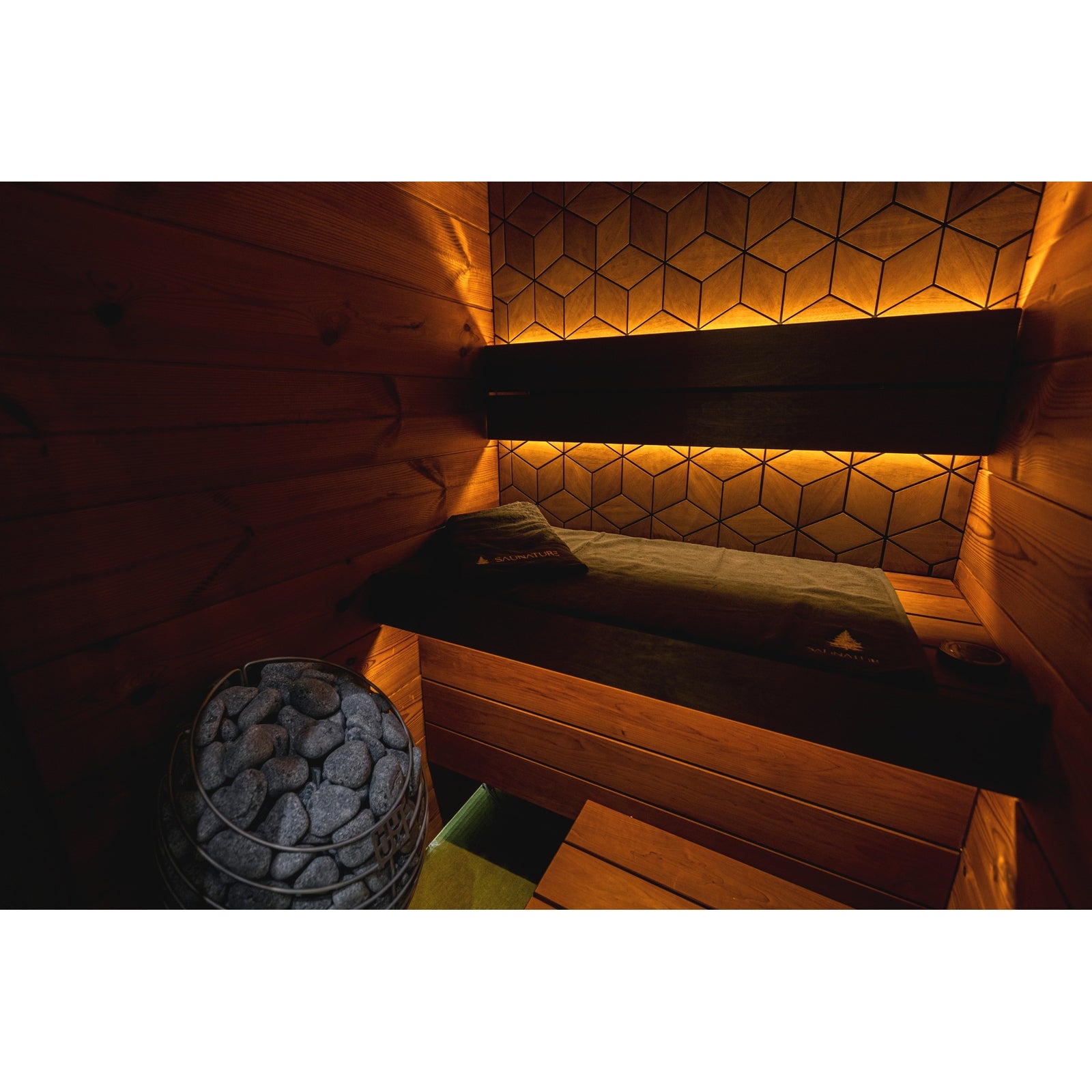 Leil Como 120 1-Person Indoor Sauna Kit - Image 3