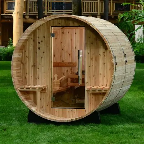 4-Person Barrel Sauna