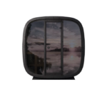 Leil Black Cube Classic 4-Person Outdoor Sauna
