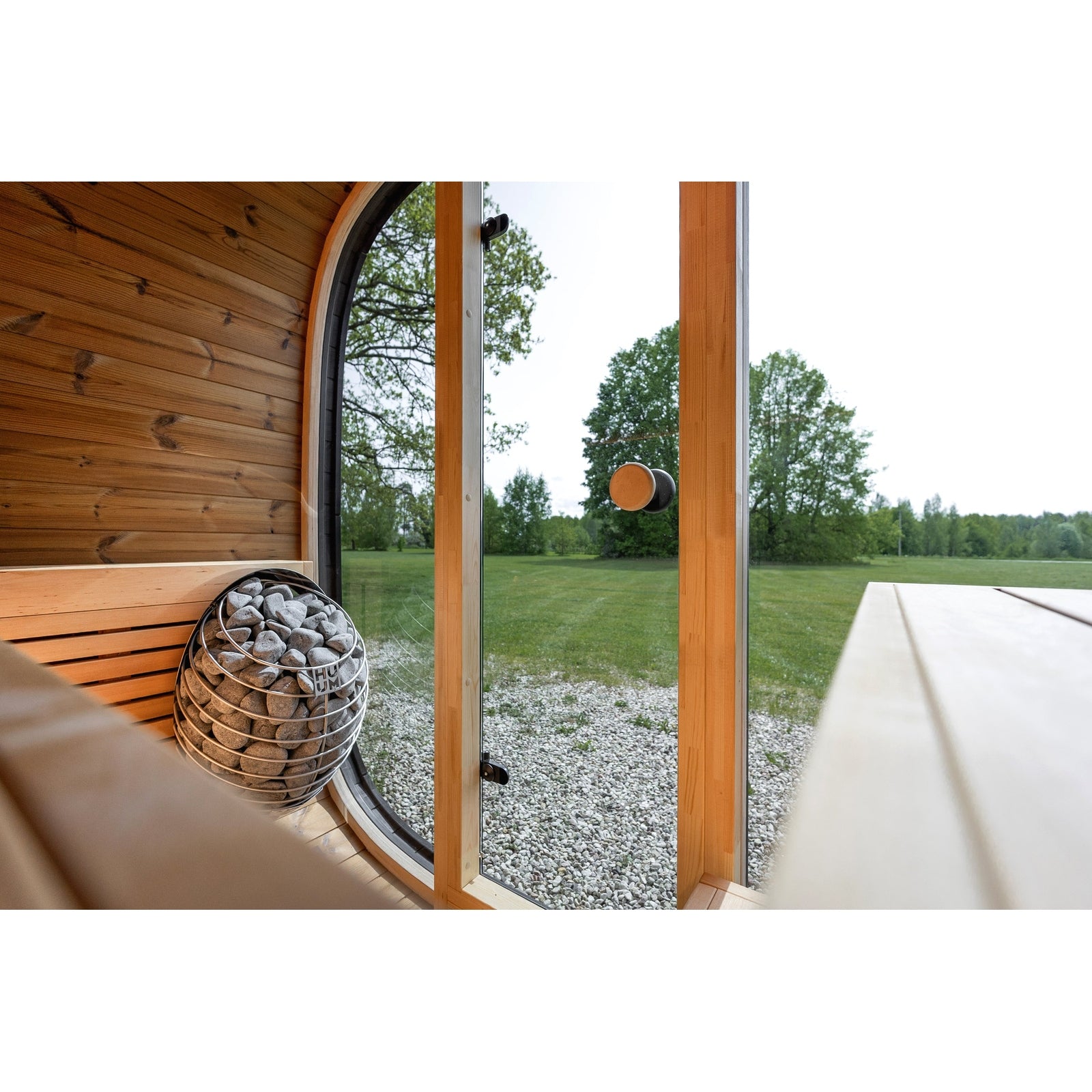 Leil Black Cube Classic 4-Person Outdoor Sauna - Image 13