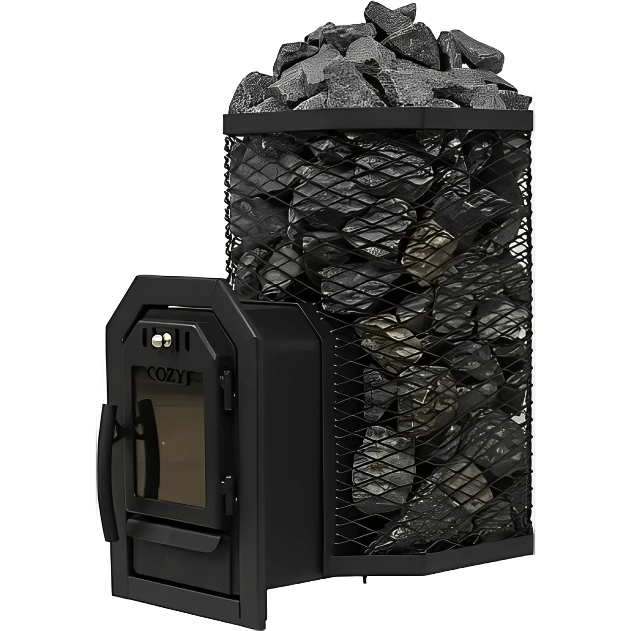 Cozy Heat O Thru-Wall Sauna Stove Wood Burning Sauna Stove, Up to 18kW - Image 9