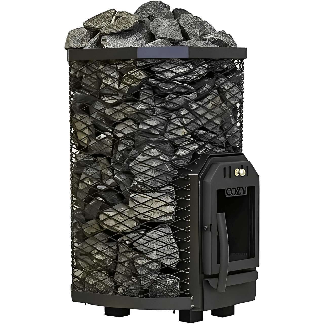 Cozy Heat O Thru-Wall Sauna Stove Wood Burning Sauna Stove, Up to 18kW - Image 8