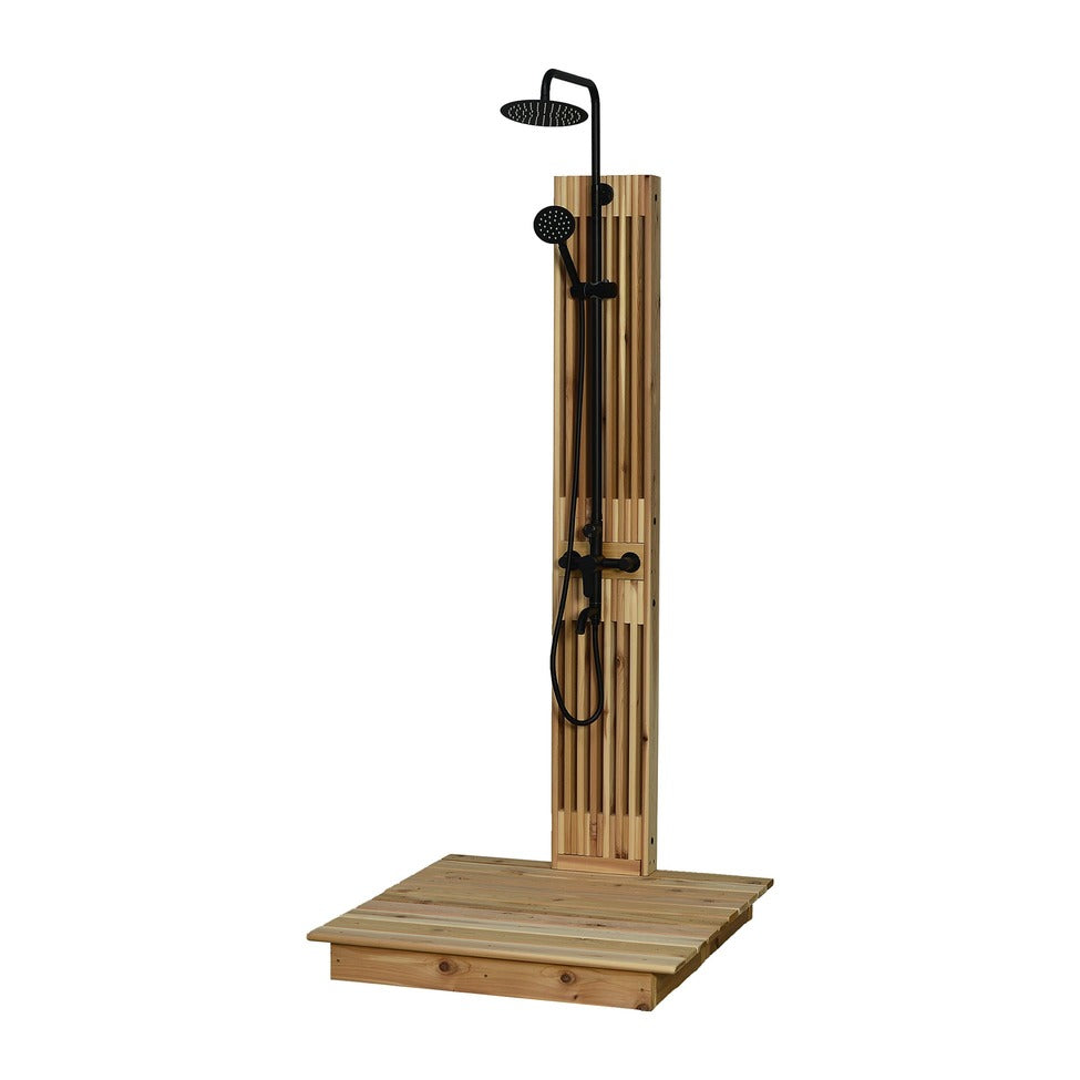 Rinse Cascade Floor Shower Onyx With Floor - Image 8
