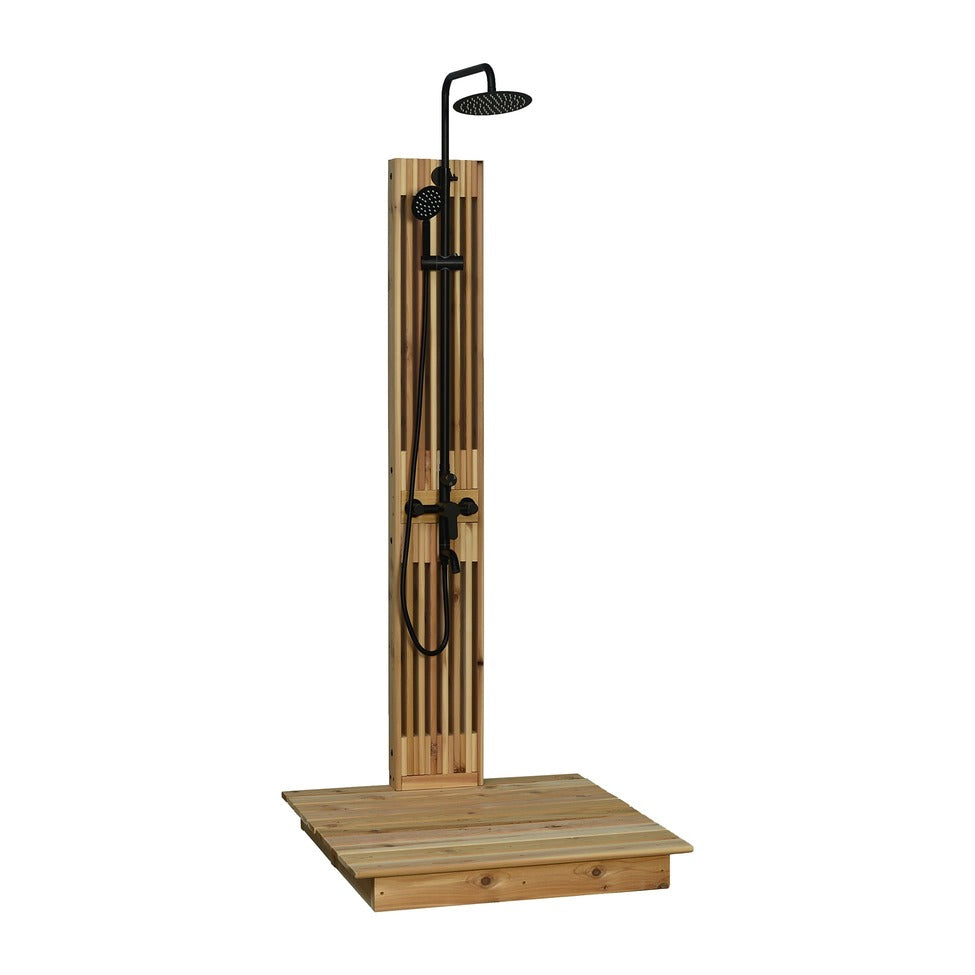 Rinse Cascade Floor Shower Onyx With Floor - Image 11