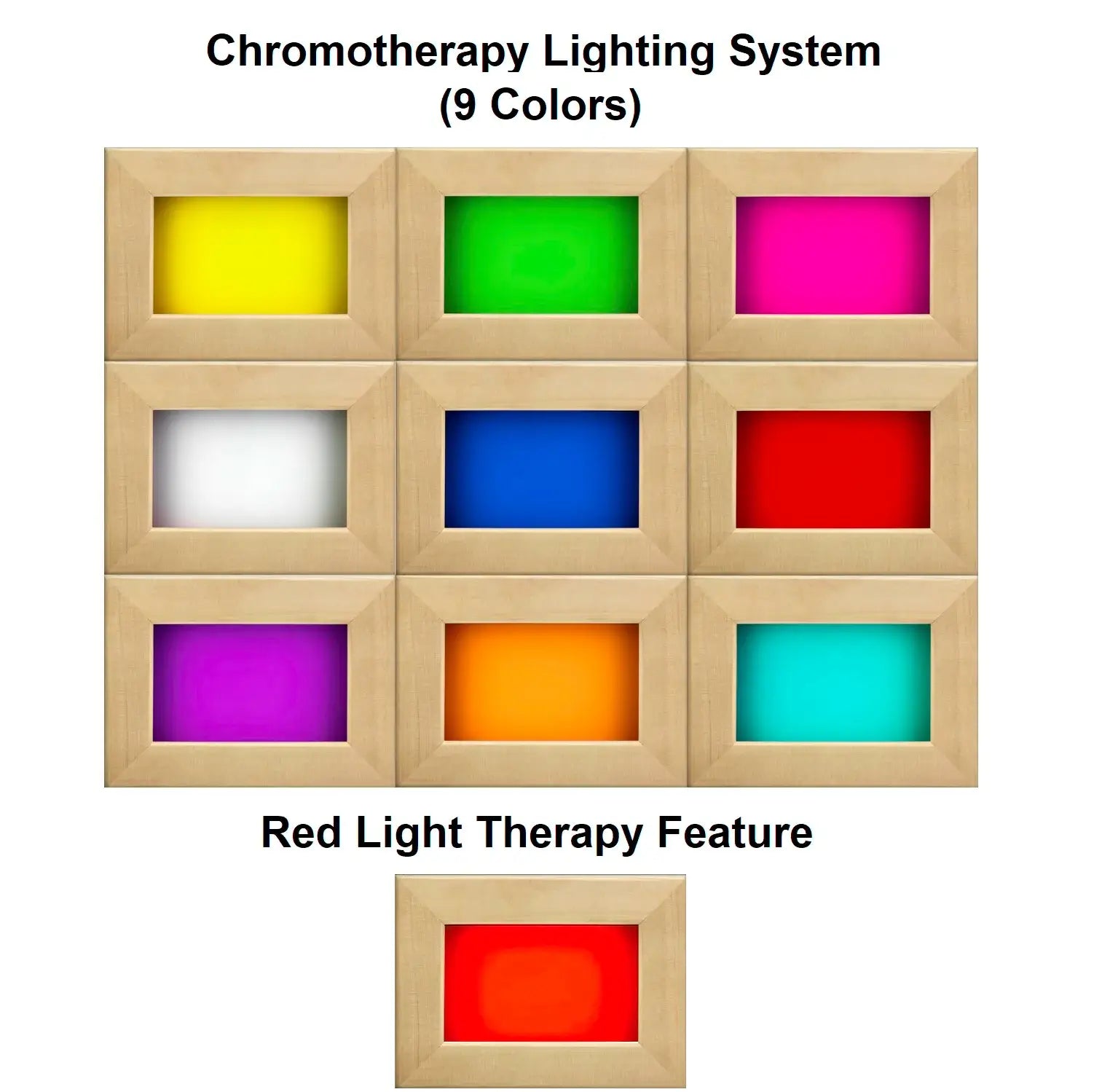 Golden Designs 3-Person Full Spectrum PureTech™ Near Zero EMF FAR Infrared Sauna with Himalayan Salt Bar - Image 8
