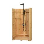 Rinse Crescent Floor Shower Onyx With Floor