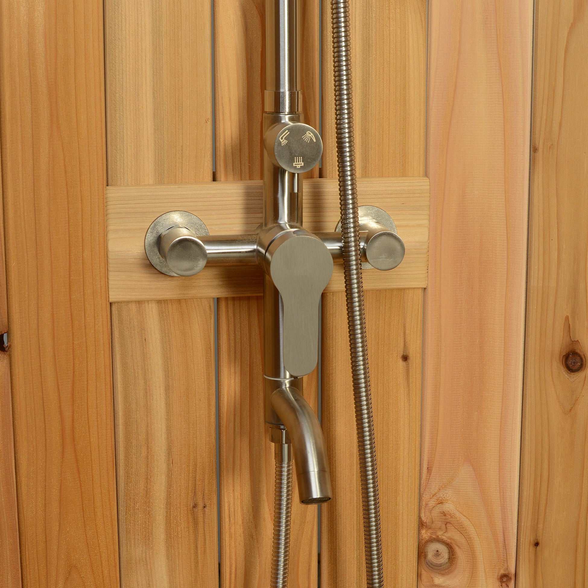 Rinse Crescent Floor Shower Polished With Floor - Image 6