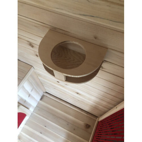 Sunray Cayenne 4-Person Outdoor Infrared Sauna w/ Ceramic Heaters - Image 11