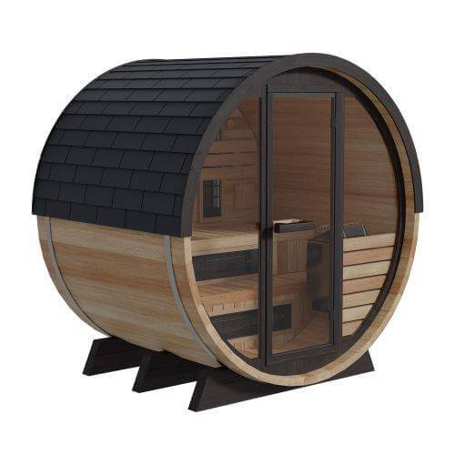 Finnmark Thermo-Aspen Combination Outdoor Barrel Sauna—FD-7, - Image 7