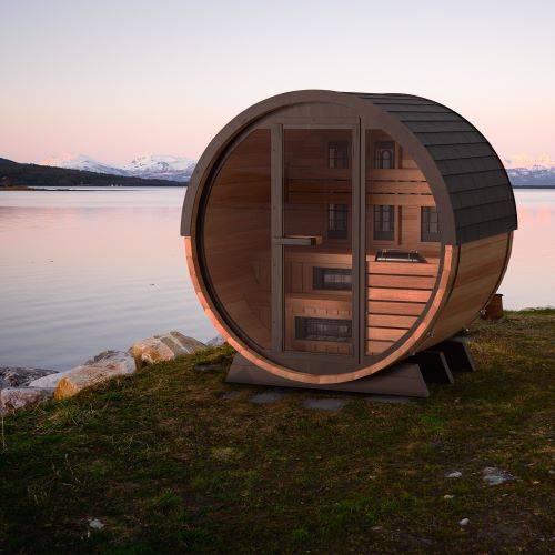 Finnmark Thermo-Aspen Combination Outdoor Barrel Sauna—FD-7, - Image 4