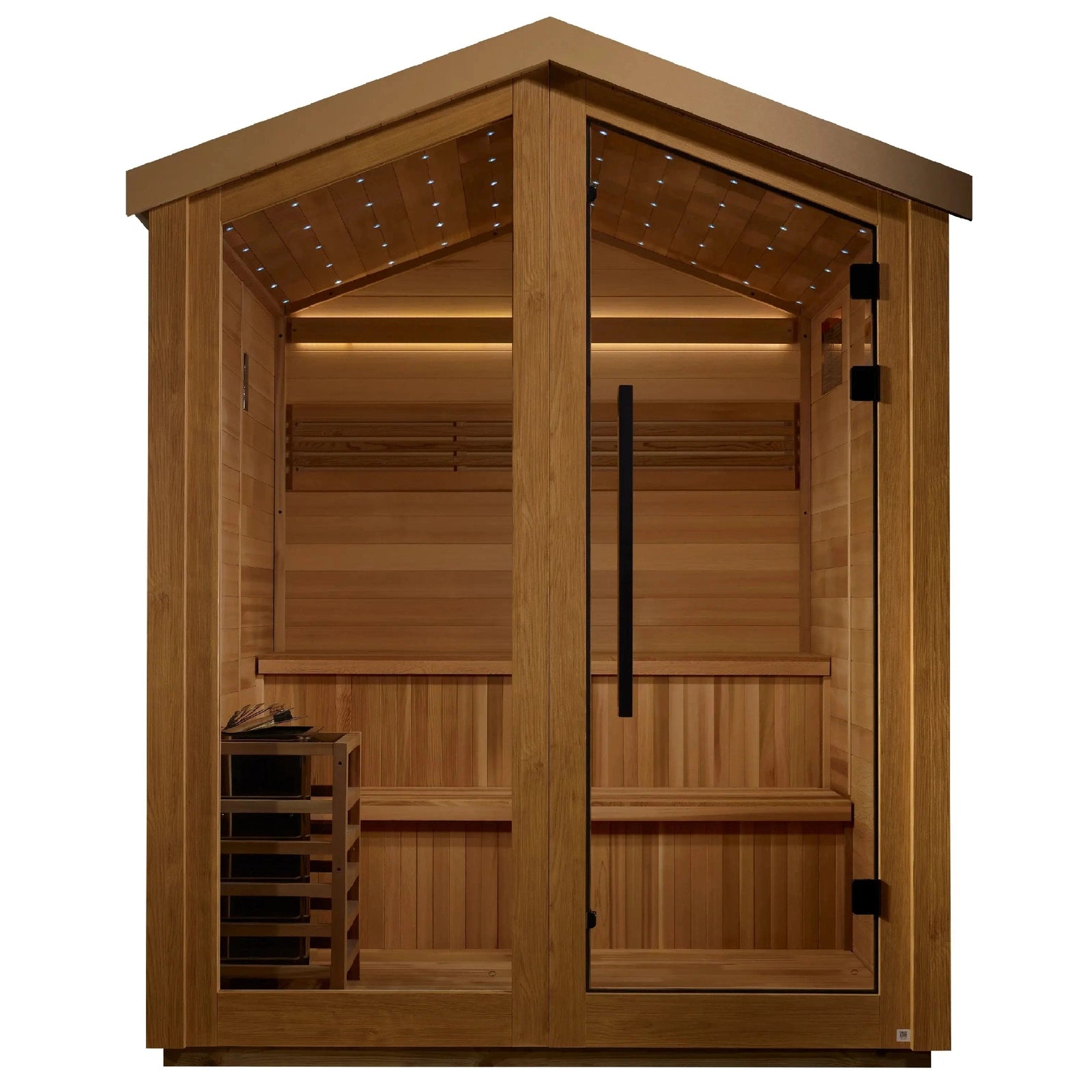 Golden Designs Kaarina 6-Person Outdoor Traditional Sauna - Image 3