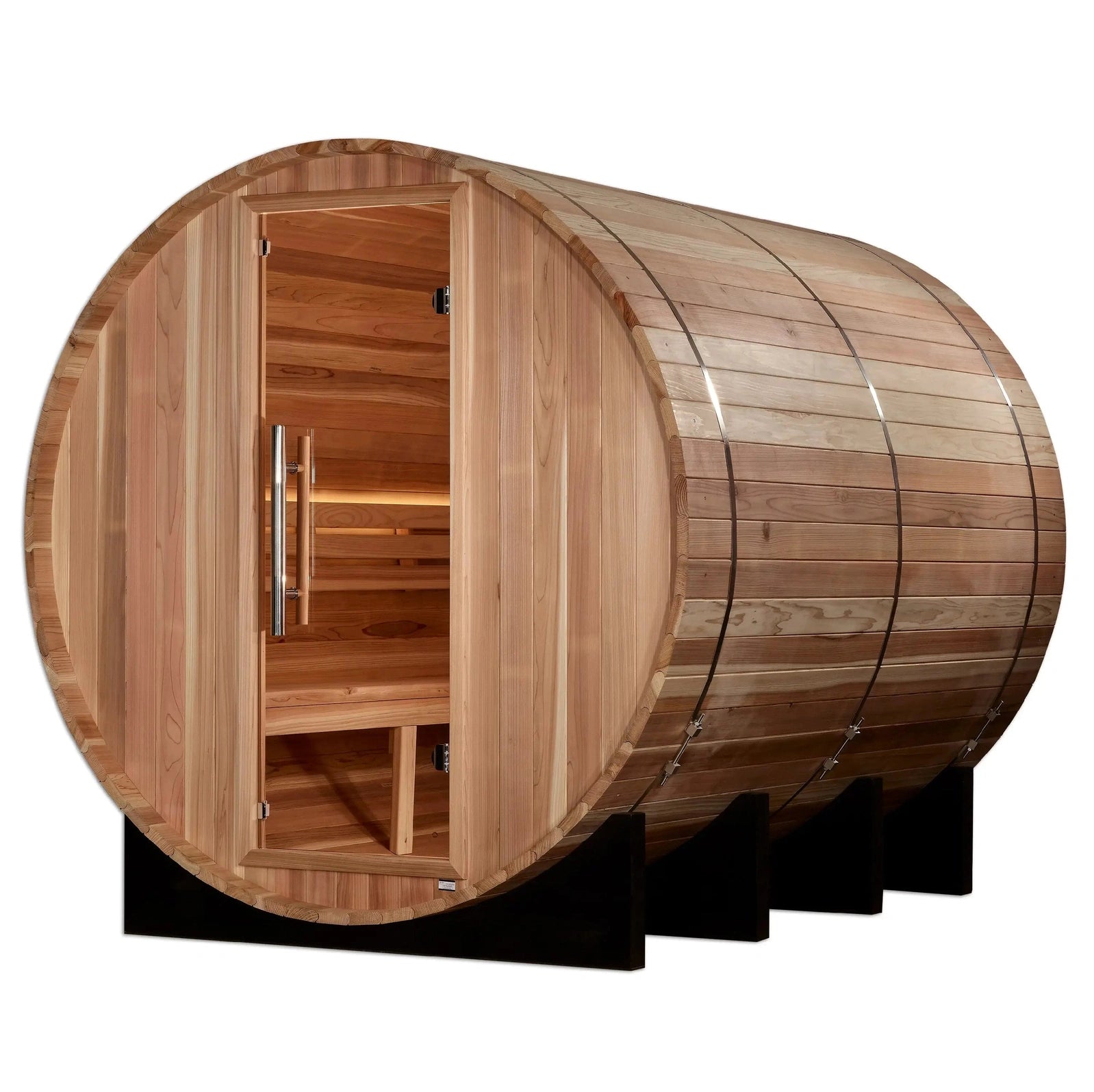 Golden Designs Klosters 6-Person Barrel Sauna - Image 3