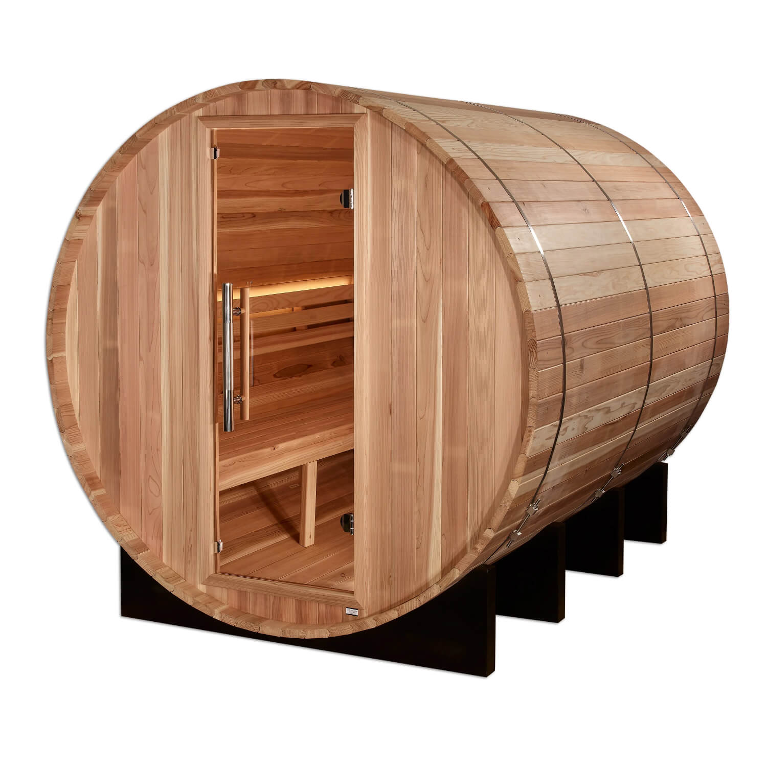 Golden Designs Klosters 6-Person Barrel Sauna - Image 2