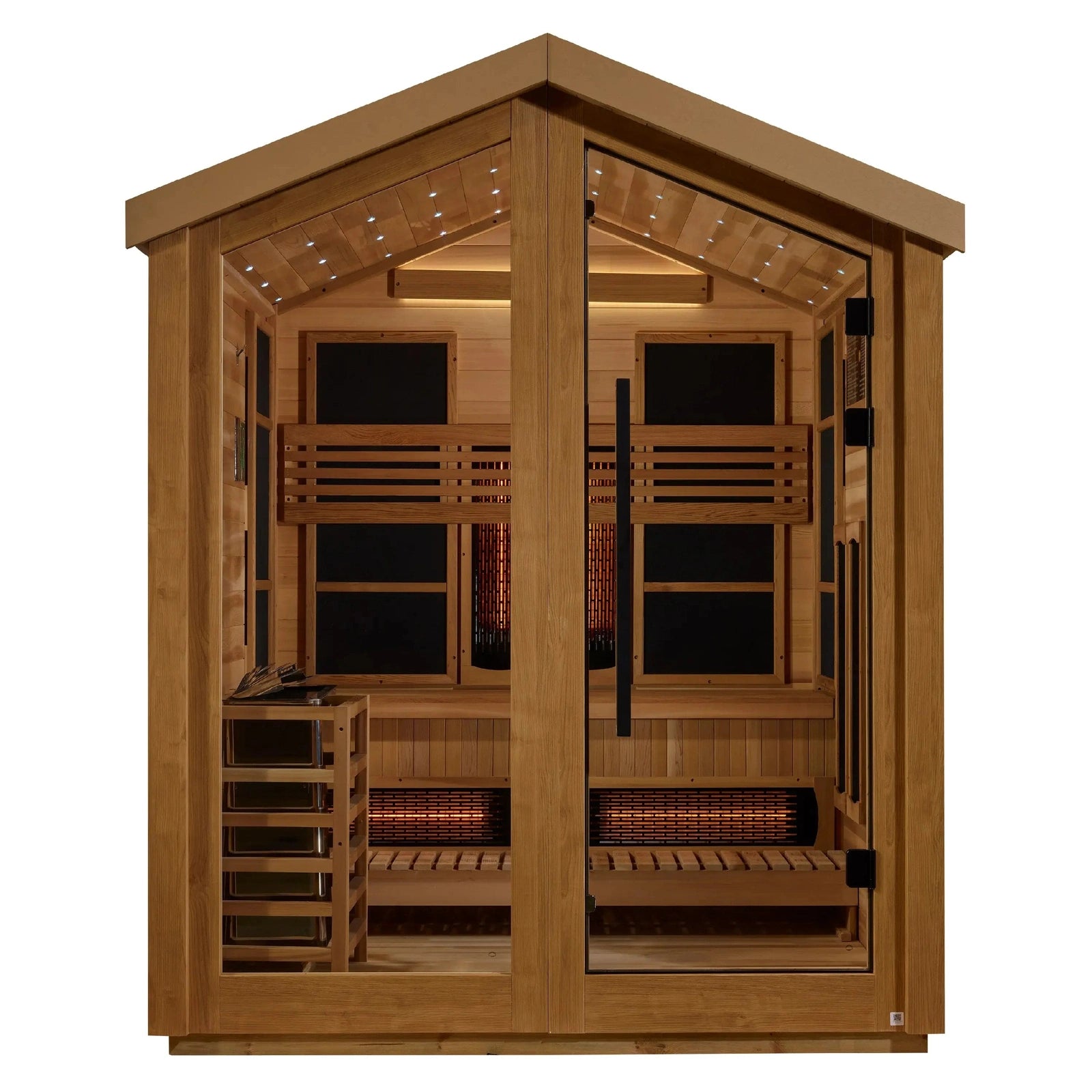 Golden Designs Loviisa 3-Person Hybrid Outdoor Sauna - Image 2