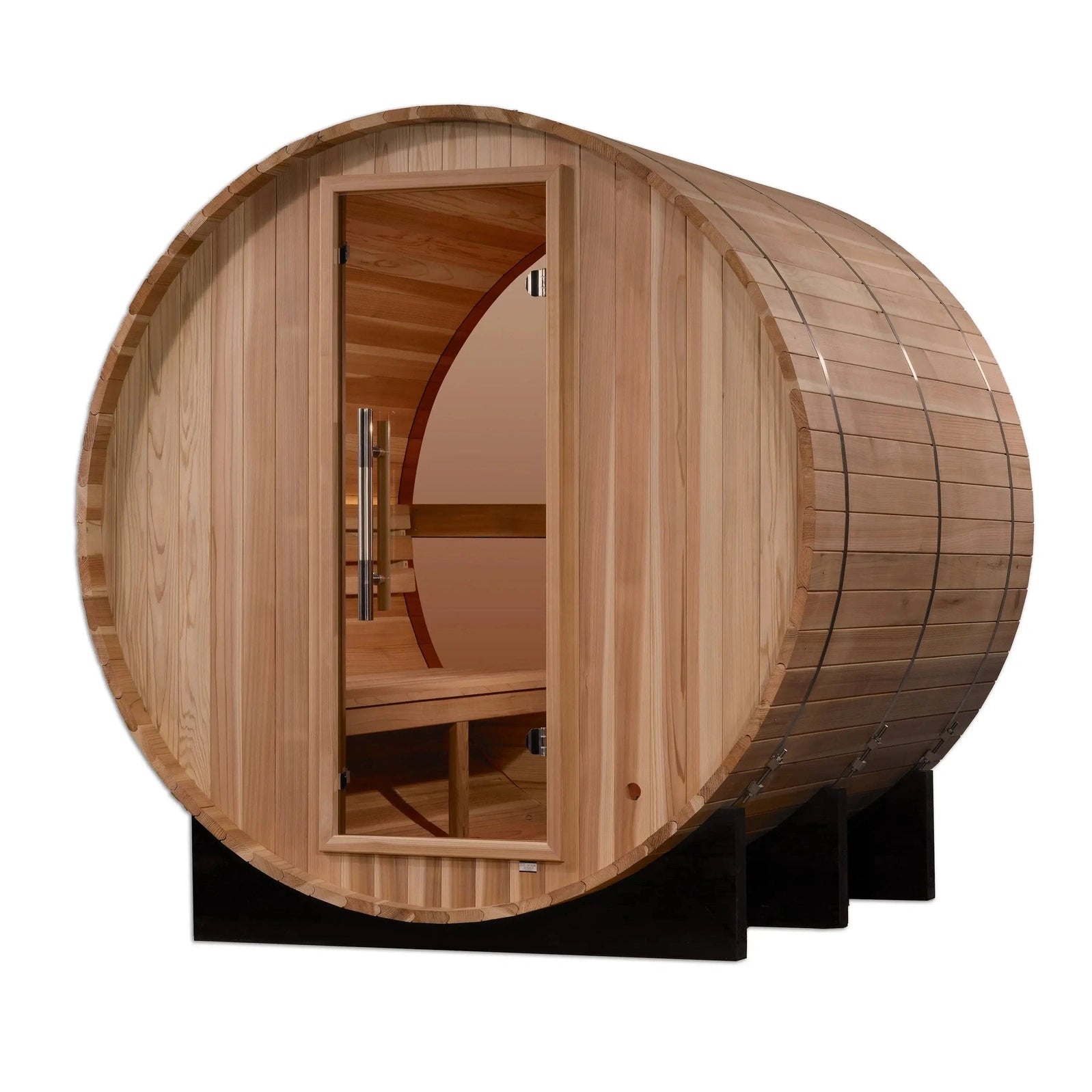 Golden Designs Zurich 4-Person Barrel Sauna - Image 3