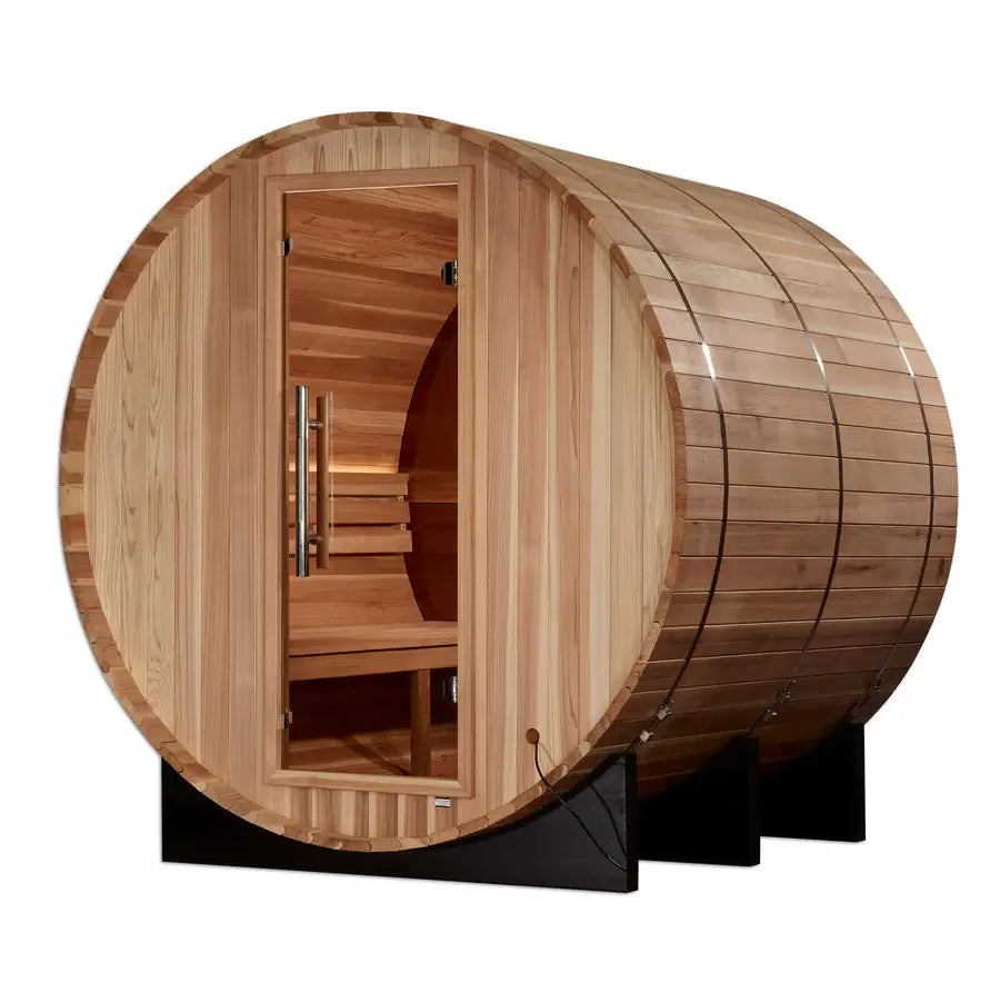 Golden Designs Zurich 4-Person Barrel Sauna - Image 4