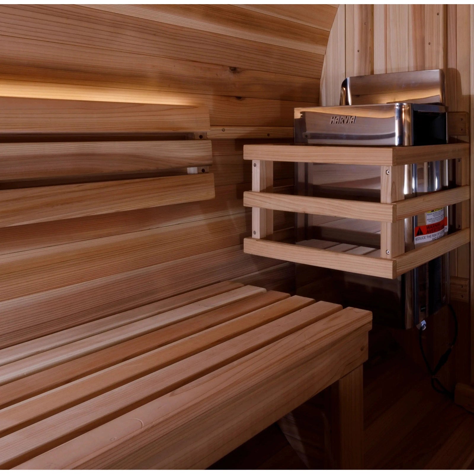 Golden Designs Zurich 4-Person Barrel Sauna - Image 7