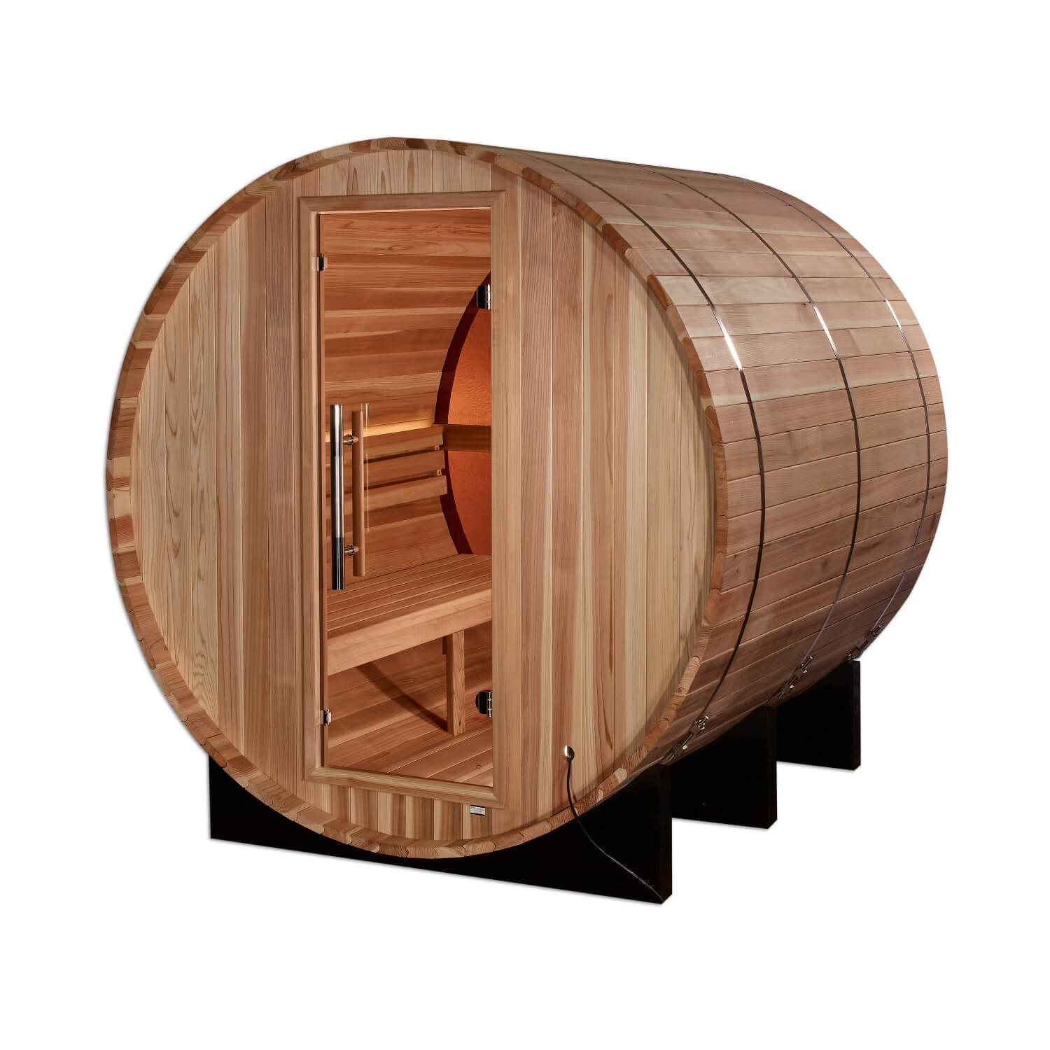 Golden Designs Zurich 4-Person Barrel Sauna - Image 2