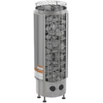 Harvia Cilindro PC80 8 kW Electric Sauna Heater w/ Built-In Controls