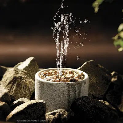 Hukka Saunatroikka Sauna Fountain and Essence Diffuser, 3 Pillars, Medium - Image 3