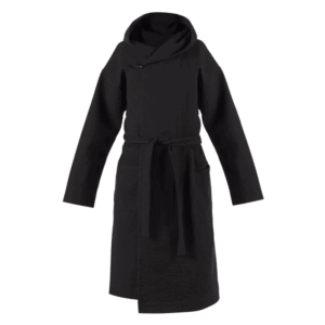 Ovo Sauna Kimono by HUUM, Black