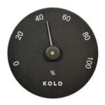 Kolo Black Round Hygrometer
