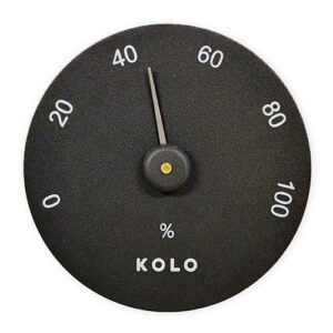Kolo Black Round Hygrometer