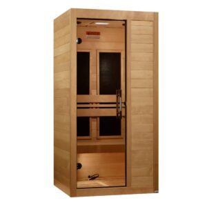 Maxxus S-Line Yoga 1-Person Low EMF FAR Infrared Sauna