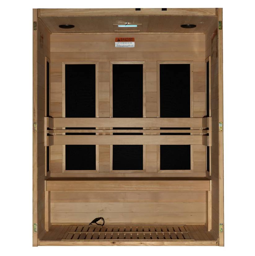 Dynamic Toscana 3-Person Low EMF Far Infrared Sauna - Image 5