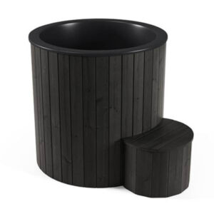SaunaLife S1B 1-Person Cold/Hot Immersion Tub, Black