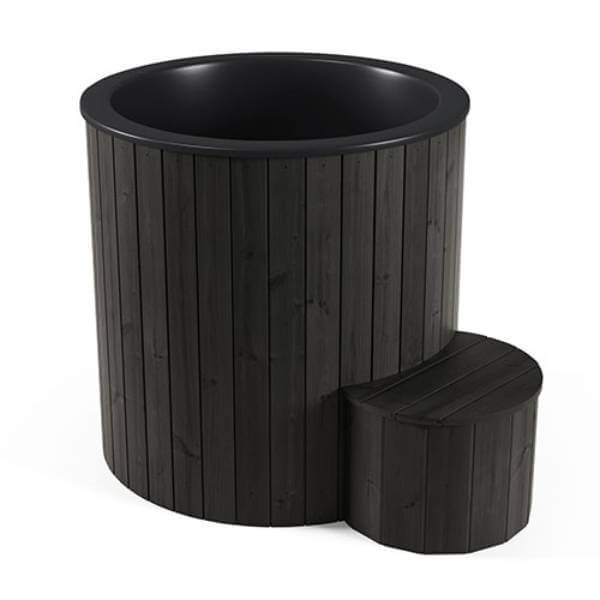SaunaLife S1B 1-Person Cold/Hot Immersion Tub, Black