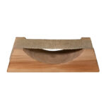 Prosaunas Thermo-Aspen, Ergo-Headrest Wood Sauna Headrest w/Cloth Neck Support