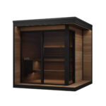 SaunaLife GL6 Outdoor Garden Luxury-Series DIY Sauna Kit, 6 Persons