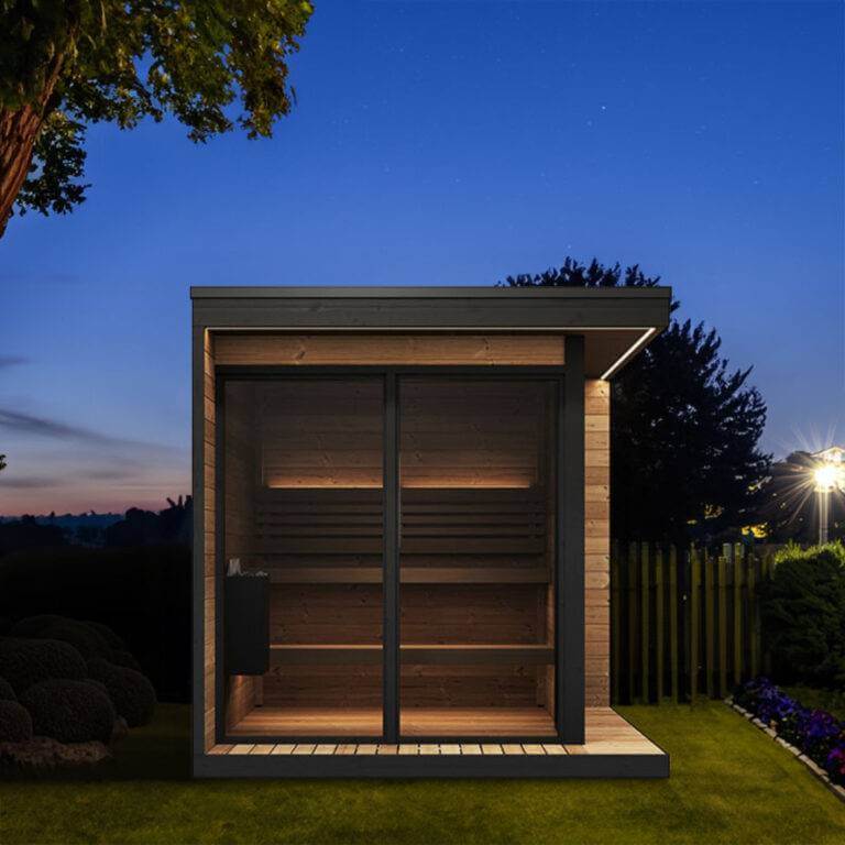SaunaLife GL6 Outdoor Garden Luxury-Series DIY Sauna Kit, 6 Persons - Image 4