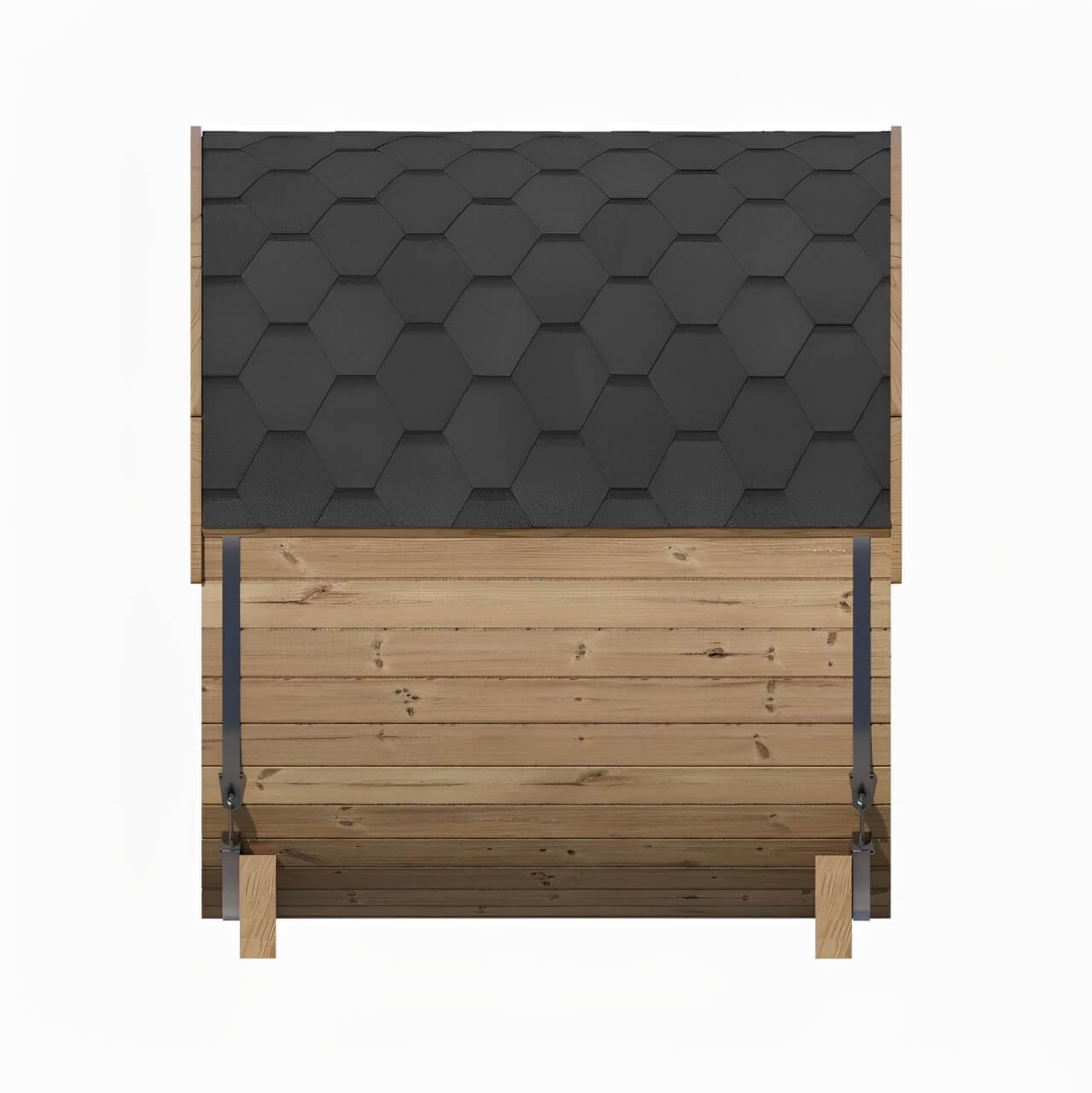 SaunaLife E6W 3-Person Barrel Sauna w/ Panoramic Window, 59"x81" - Image 5
