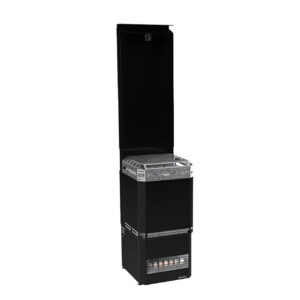 Saunum AIR L 13 Sauna Heater with Climate Equalizer - Black
