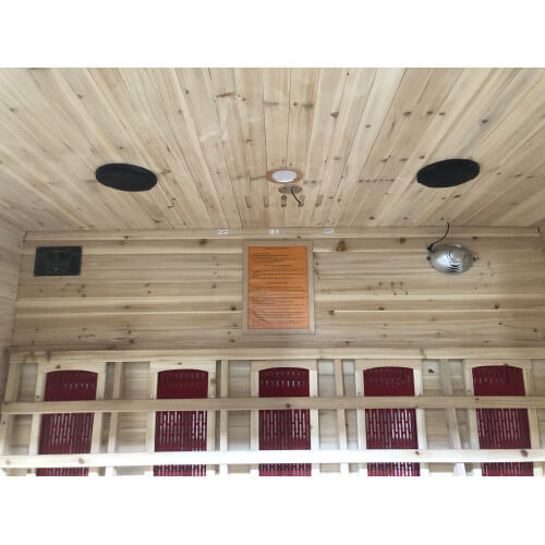 Sunray Cayenne 4-Person Outdoor Infrared Sauna w/ Ceramic Heaters - Image 5