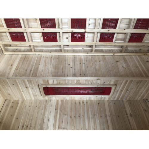 Sunray Cayenne 4-Person Outdoor Infrared Sauna w/ Ceramic Heaters - Image 7