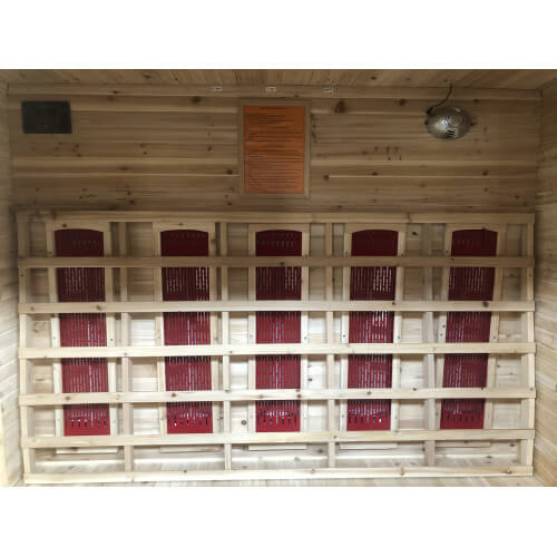 Sunray Cayenne 4-Person Outdoor Infrared Sauna w/ Ceramic Heaters - Image 4