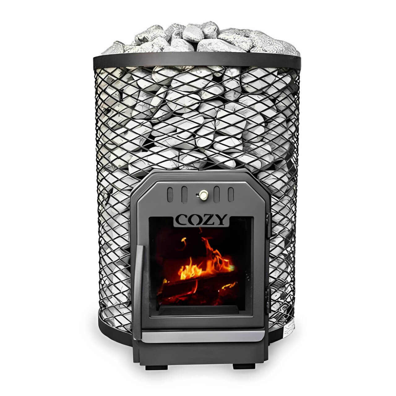 Cozy Heat O Sauna Stove Wood Burning Sauna Stove, Up to 18kW