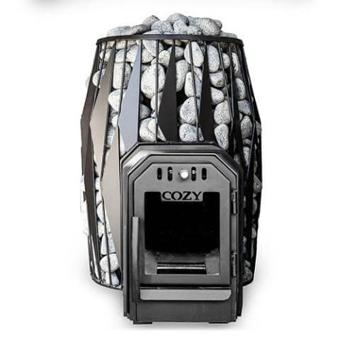 Cozy Heat OG Thru-Wall Sauna Stove Wood Burning Sauna Stove, Up to 18kW - Image 7