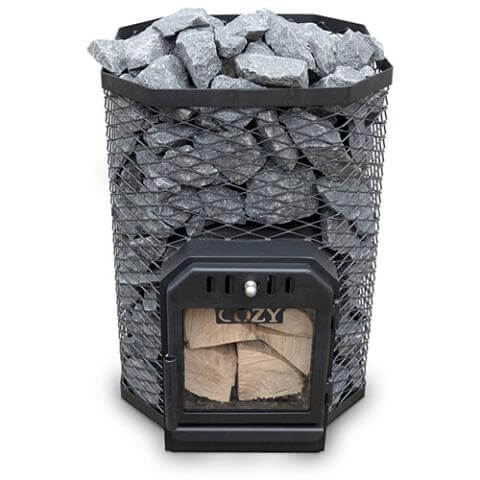 Cozy Heat Thru-Wall Sauna Heater Wood-Burning Sauna Stove, Up to 18kW - Image 12