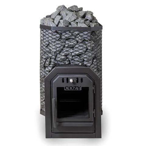 Cozy Heat Thru-Wall Sauna Heater Wood-Burning Sauna Stove, Up to 18kW - Image 13