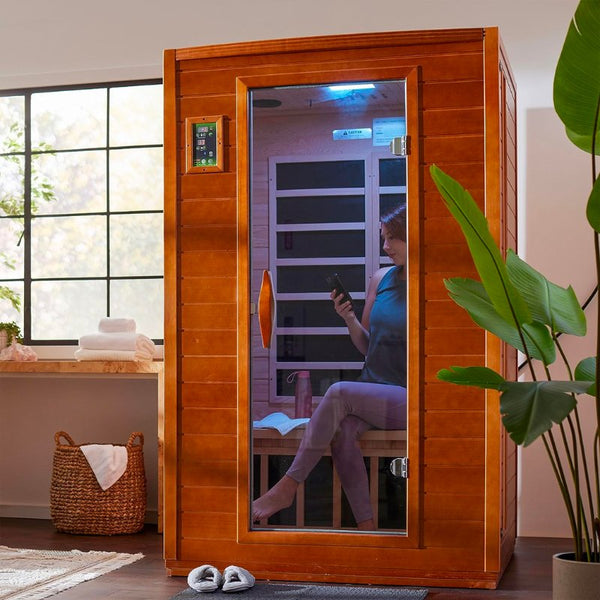 Dynamic Saunas Versailles 2-Person Low EMF Far Infrared Sauna - Image 3