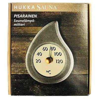 Hukka Pisarainen Sauna Thermometer, Droplet - Image 3