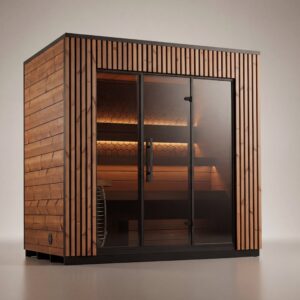 Leil Viva 250 4-Person Outdoor Sauna Kit