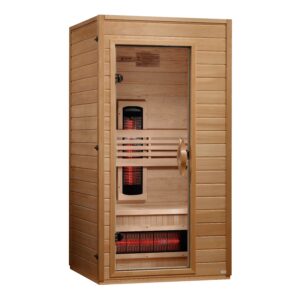 Dynamic Martin 1-2 Person Full Spectrum Near-Zero EMF Far Infrared Sauna