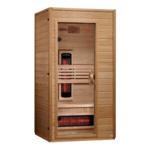 Dynamic Martin 1-2 Person Full Spectrum Near-Zero EMF Far Infrared Sauna