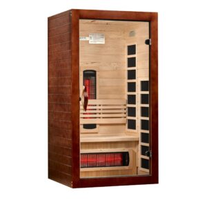 Dynamic Santorini 1-2 Person Full Spectrum Near-Zero EMF Far Infrared Sauna