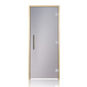 Prosaunas Aspen, Prehung Tinted ADA Glass Sauna Door 36x81 (Right 3 Silver Hinges)